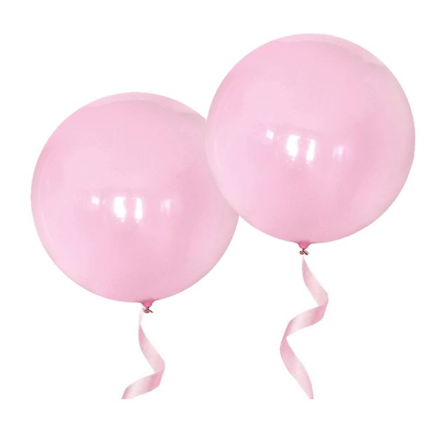 36 Zoll rosa Pastellballons