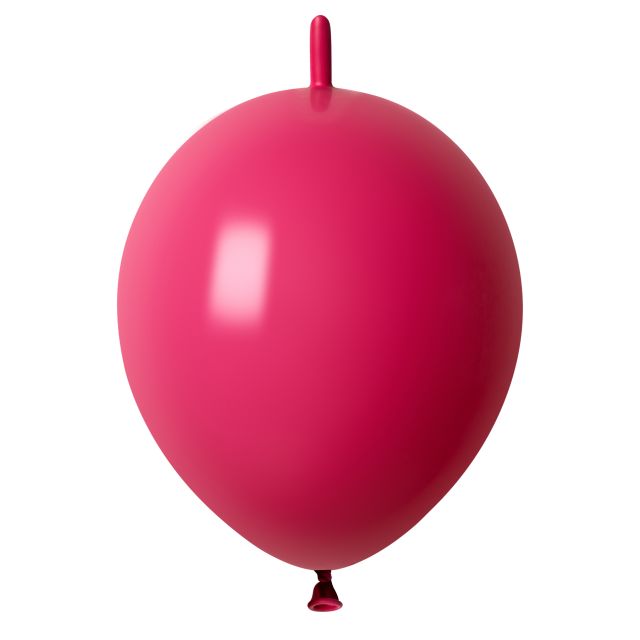 Flamingoroter Verbindungsballon
