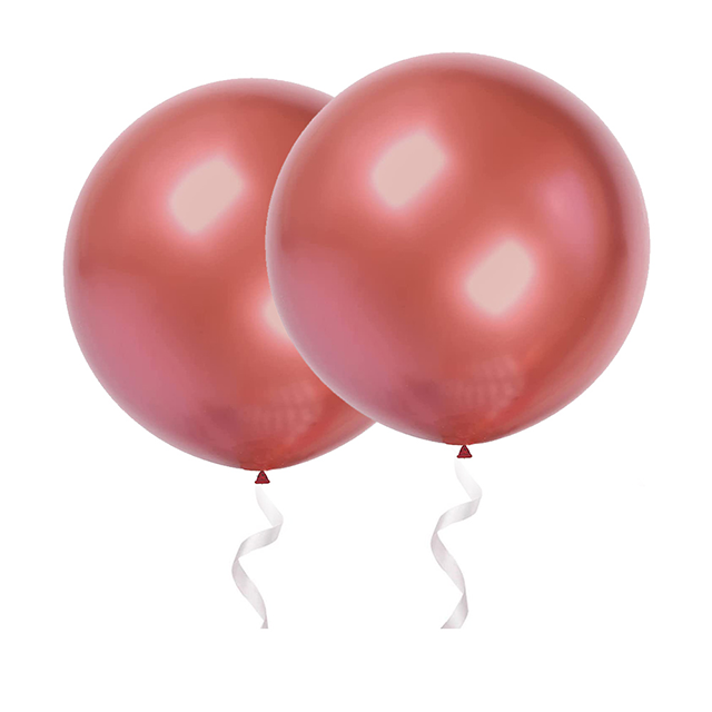 36 Zoll großer chromroter Ballon