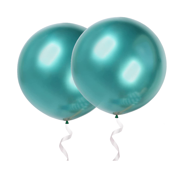 36 Zoll großer chromgrüner Ballon